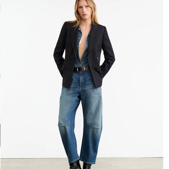 Nili Lotan Emerson Barrel Jean - Picture 1 of 15